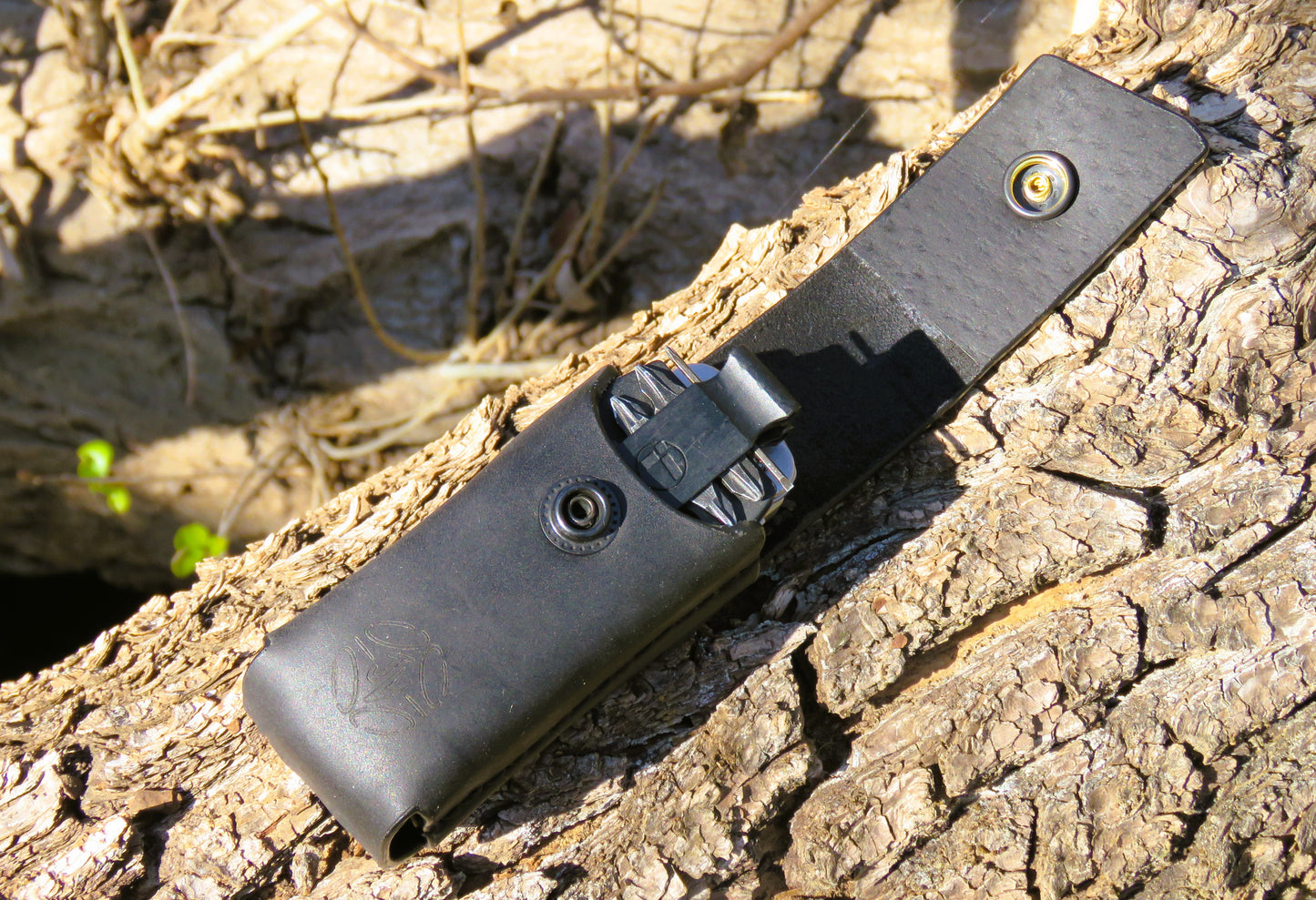 JV Leather Leatherman Wave & Bit Kit pouch with belt clip