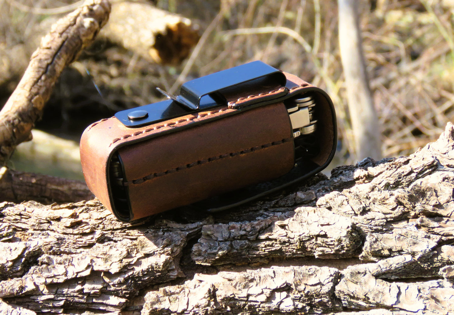 JV Leather Leatherman Wave & Bit Kit pouch with belt clip