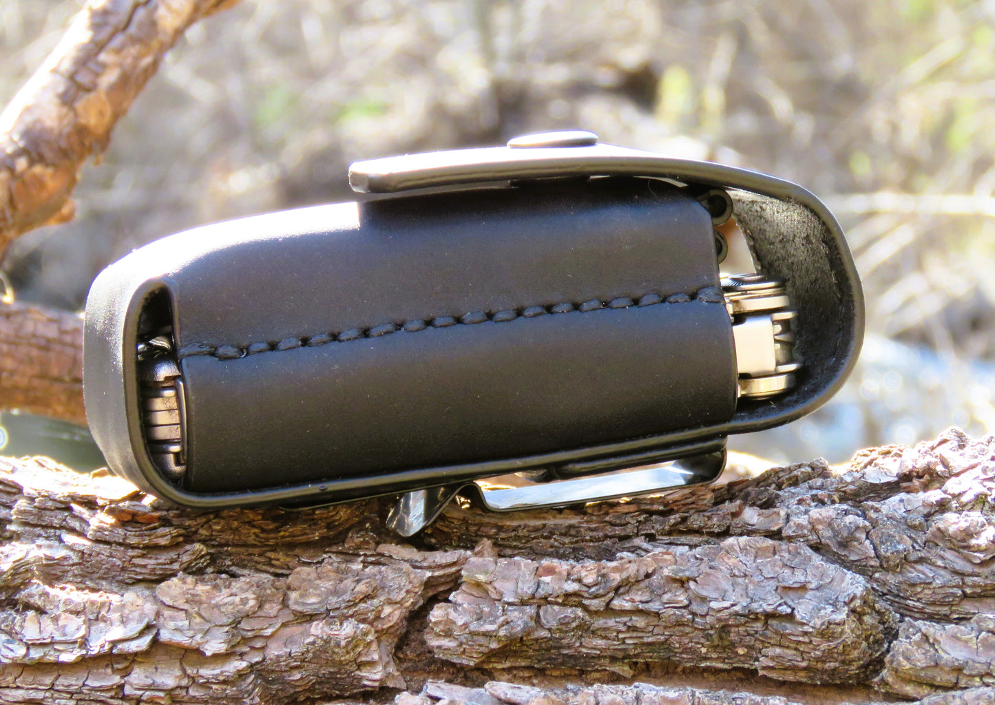 JV Leather Leatherman Surge & Bit Kit pouch with belt clip