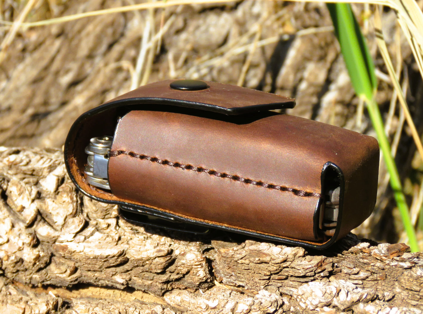 JV Leather Leatherman Surge & Bit Kit pouch with belt clip