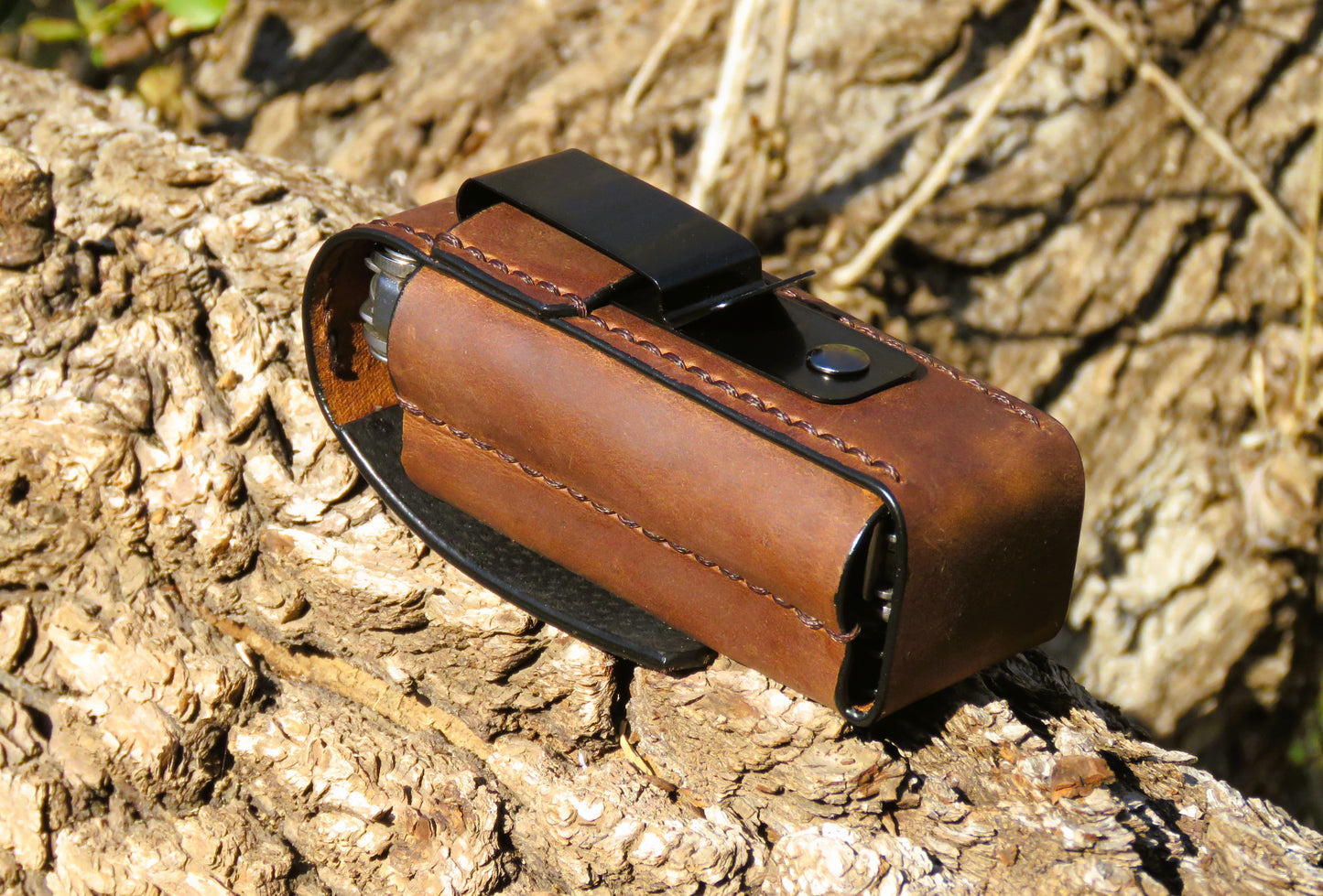 JV Leather Leatherman Surge & Bit Kit pouch with belt clip