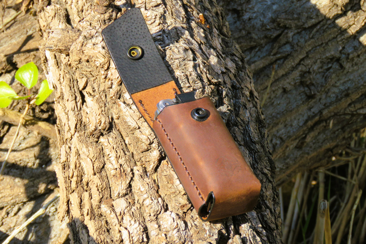 JV Leather Leatherman Surge & Bit Kit pouch with belt clip